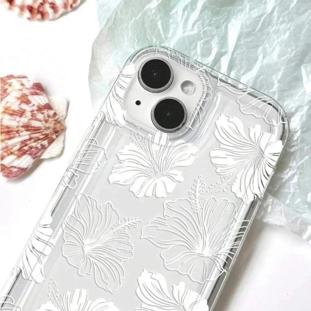 ⚠️Clearance iPhone 15/Pro/Pro Max White Floral Phone Case SAU - Picture 3 of 3